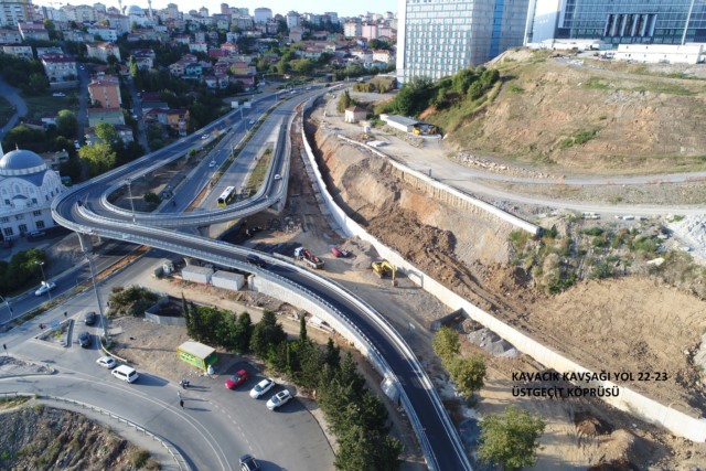 Kavacık Interchange Roadway 22-23 Post-Tension Bridge and Pedestrain Bridge  http://prizmagroup.net/wp-content/uploads/2020/10/147-1.jpg