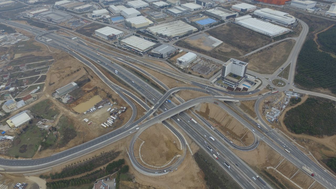 Gebze Organized industrial Zone TEM Highway Connection Bridged 